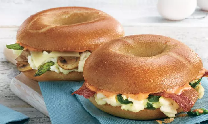 $14 for Four Groupons, Each Good for $5 Worth of Bagels and Drinks at Manhattan Bagel ($20 Total Value) - Primary Image