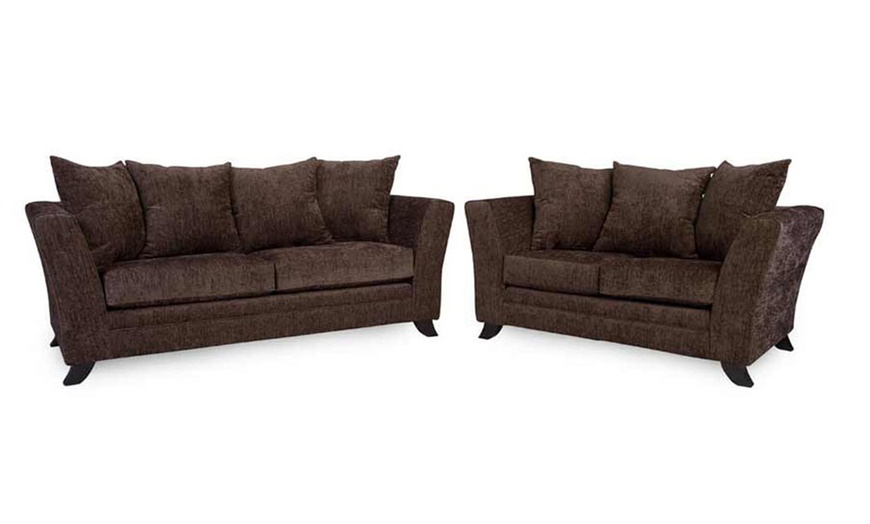 Image 6: 2-Piece Fabric Sofa Set for £399