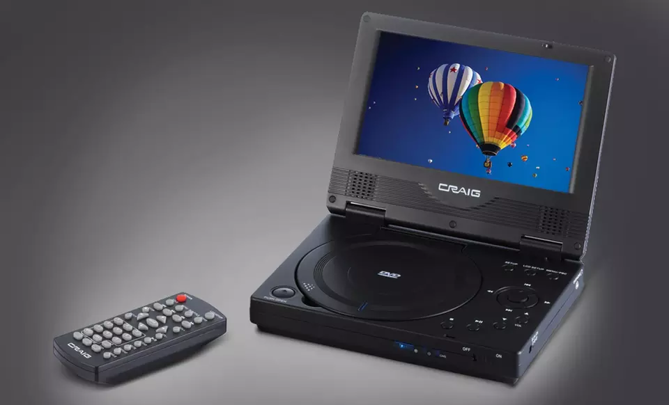 Craig 7-Inch Portable DVD/CD Player with Remote (CTFT716). Free Shipping and Returns. - Primary Image