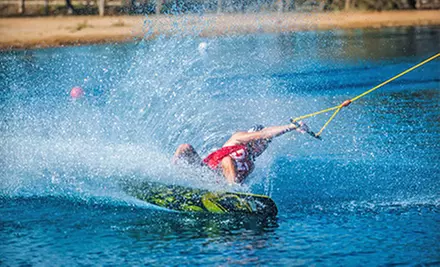 Two-Hour, Four-Hour, or Full-Day Wakeboarding Cable Pass with Rental Gear and Coaching at Wake Island (Up to 51% Off) - Primary Image