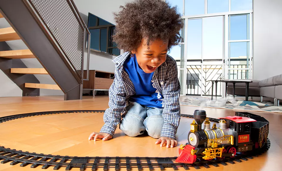 MOTA Train Set with Sound, Light and Real Smoke - Primary Image