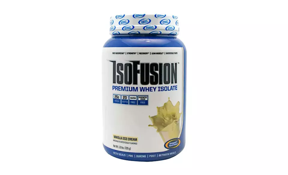 Gaspari Nutrition IsoFusion Protein Powder with Shaker. Multiple Flavors Available.  - Second Medium