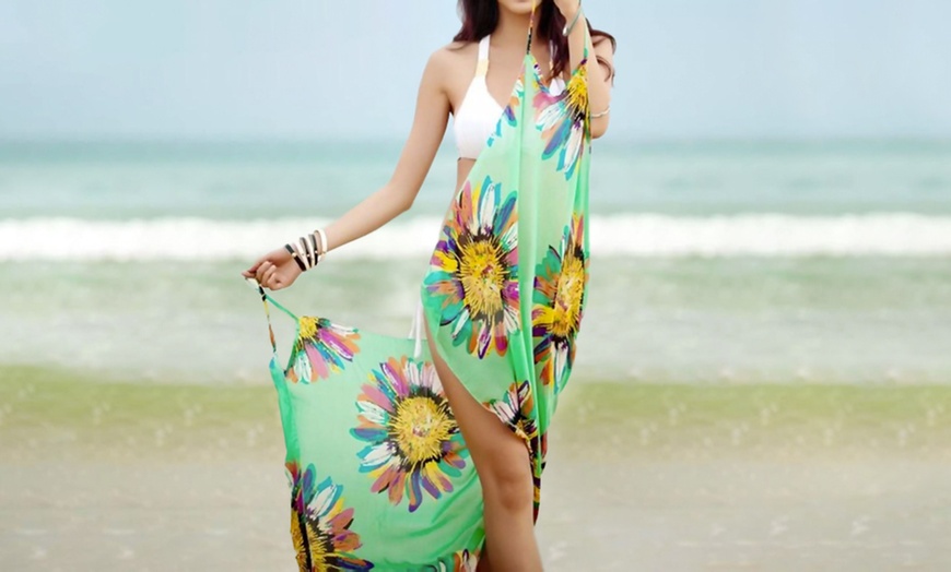 Image 3: One, Two or Three Chiffon Beach Pareo Cover-Ups