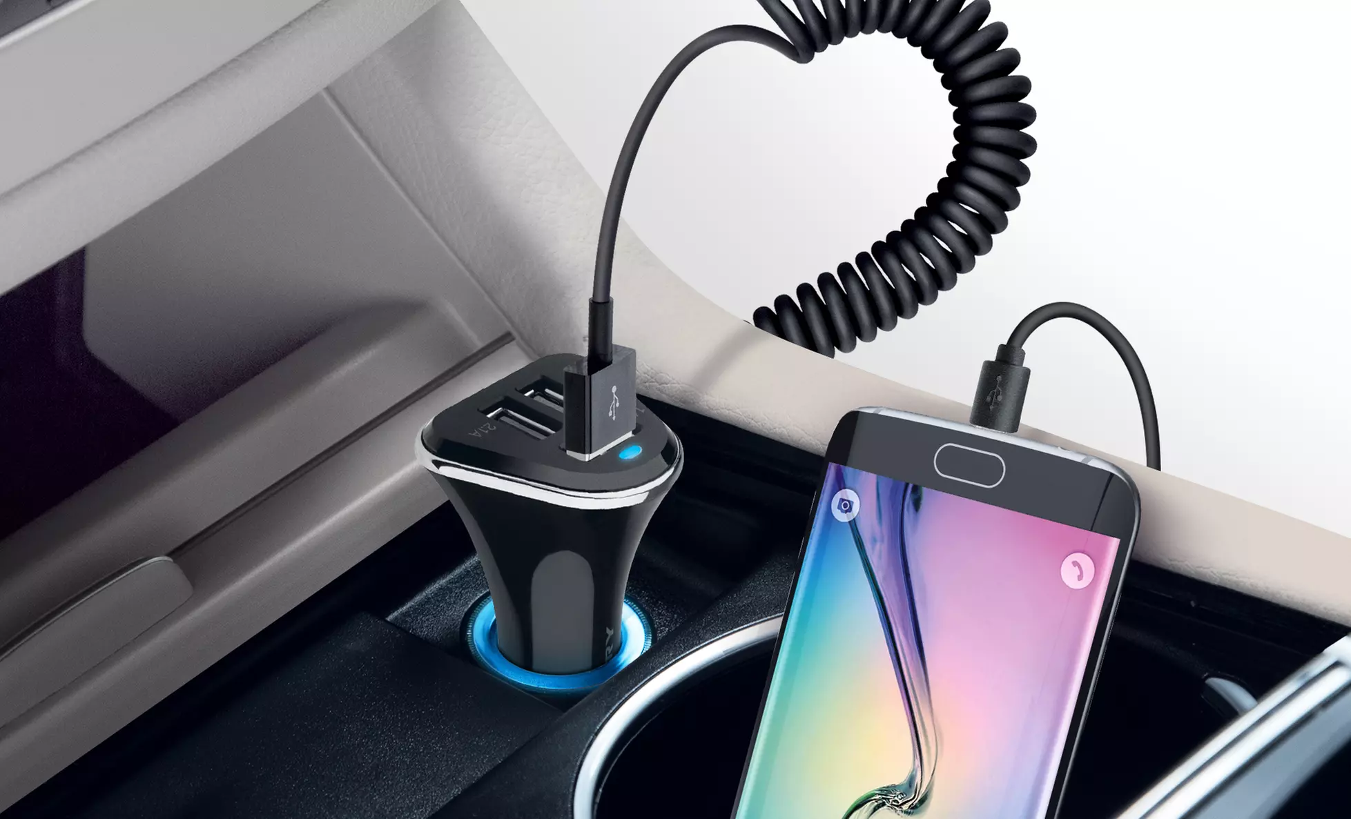 Merkury Innovations 5.2-Amp Car Charger with 3 USB Ports - Primary Image