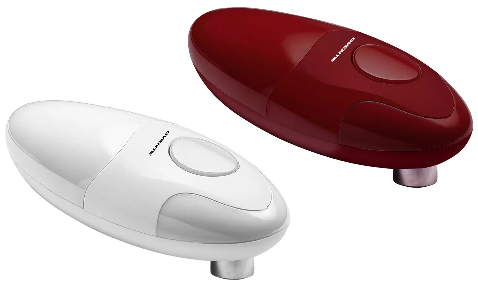 Ovente Easy Cut Electric Can Opener in Red or White - Primary Image