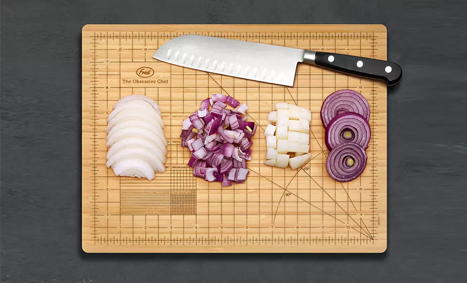 Fred and Friends Obsessive Chef Cutting Board - Primary Image