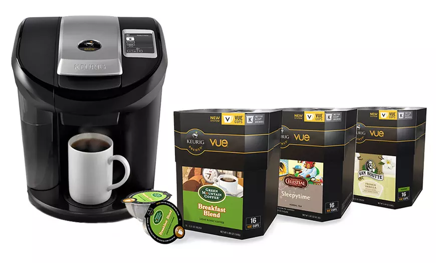 Keurig VUE V600 Single Serve popular Coffee Brewing System Black Never Used NOS READ