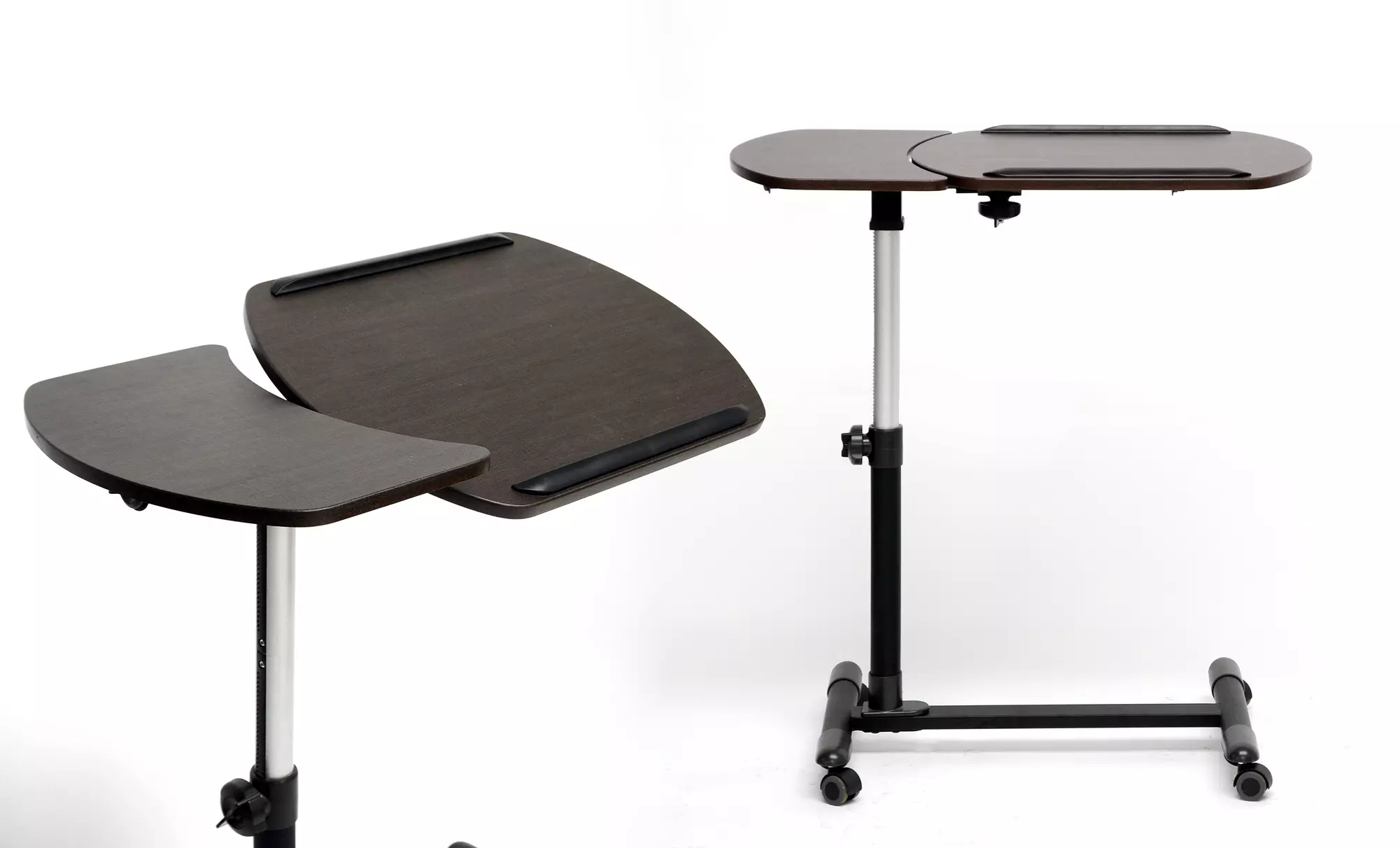 Olsen Brown Wheeled Laptop Tray Table with Tilt Control - Primary Image