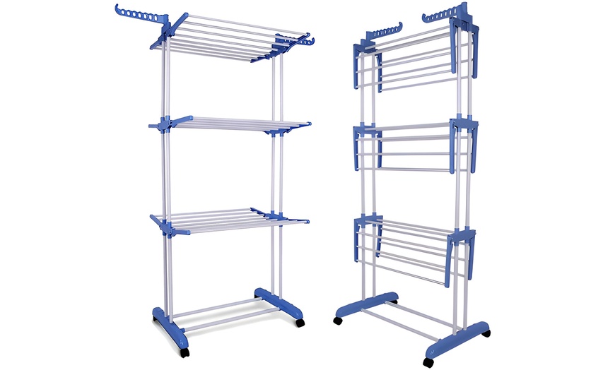 Image 2: Tendedero plegable de acero