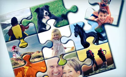 $15 for Three Photo Puzzles in a Combination of Sizes 4”x6” and 8”x10” from Puzzle Freak ($53 Value) - Primary Image