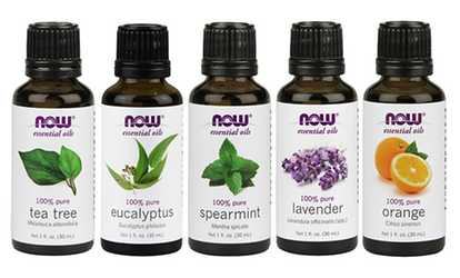 image for NOW Foods Essential Oils Variety Pack (5-Pack)