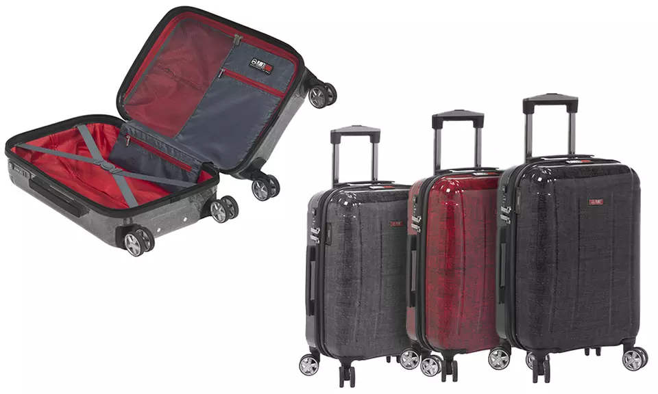 Planet Traveler USA Smart Tech Hardside Luggage with Global Tracker and Built-In Scale  - Primary Image