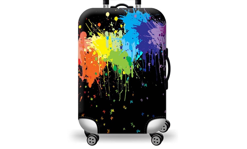 Image 3: Printed Luggage Cover