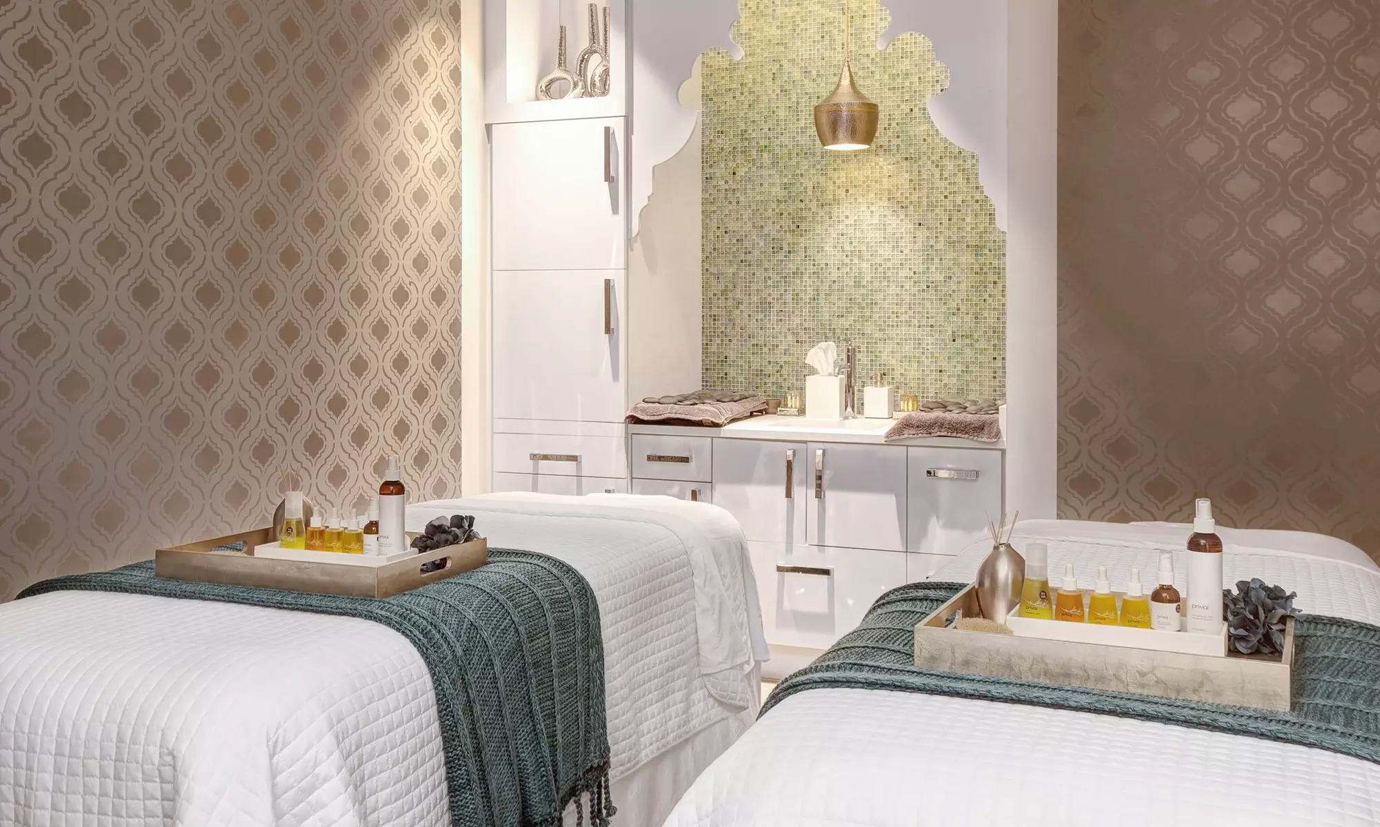 Poseidon Signature Massage or Brightening Beauty Facial at Poseidon Spa at Casa Monica Hotel (Up to 49% Off) - Primary Image