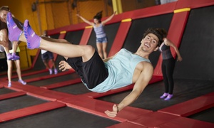 Trampolinespringen in A'dam Noord