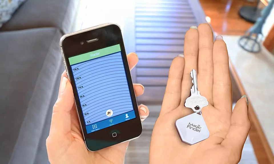 Magic Finder Key-Tracking Bluetooth Keychain - Primary Image