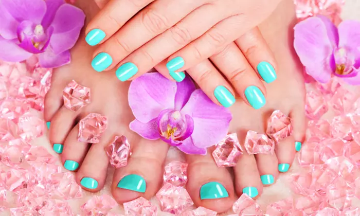 One Gel Manicure and Optional Regular Pedicure from Aaliyah at Estanzia Salon and Spa (Up to 51% Off) - Primary Image