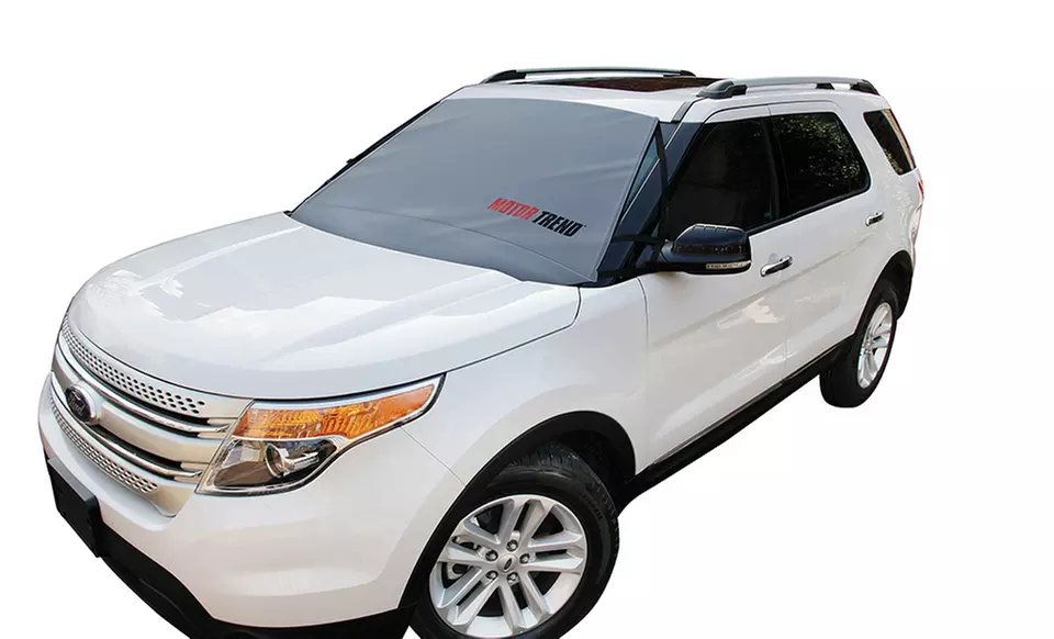 FrostGuard Windshield Protector with Wiper-Blade Cover - Primary Image