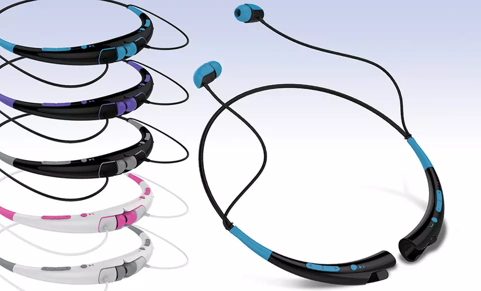 Aduro Amplify Neckband Bluetooth Headphones with Mic - Primary Image