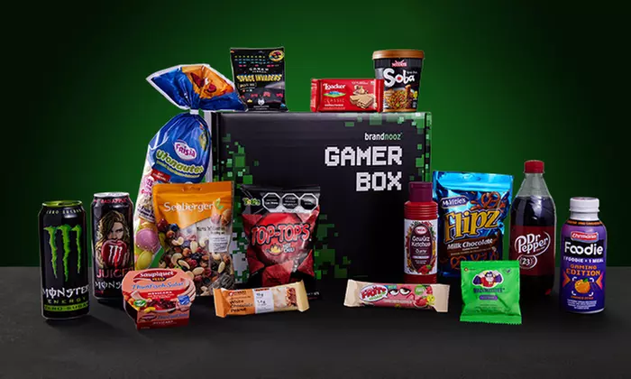 Gamer Box mit 16 leckeren Snacks und Drinks von brandnooz (20% sparen) - Primary Image