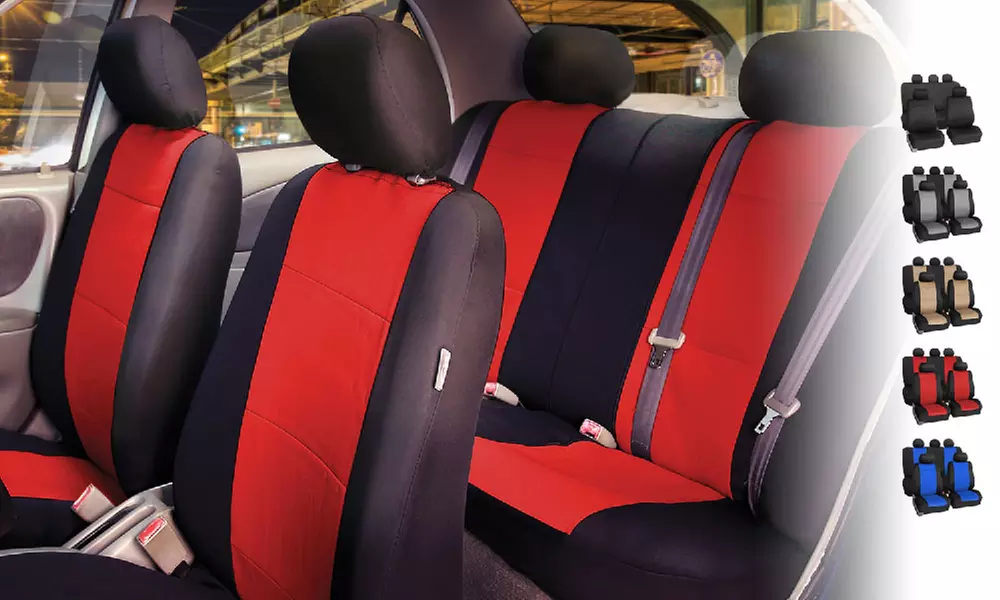 Airbag Ready Neoprene Waterproof Car Seat Covers - Primary Image