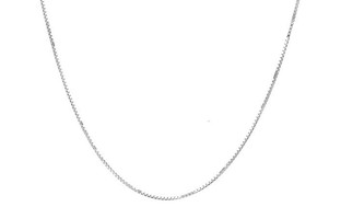 Sterling Silver Box Chain Necklace