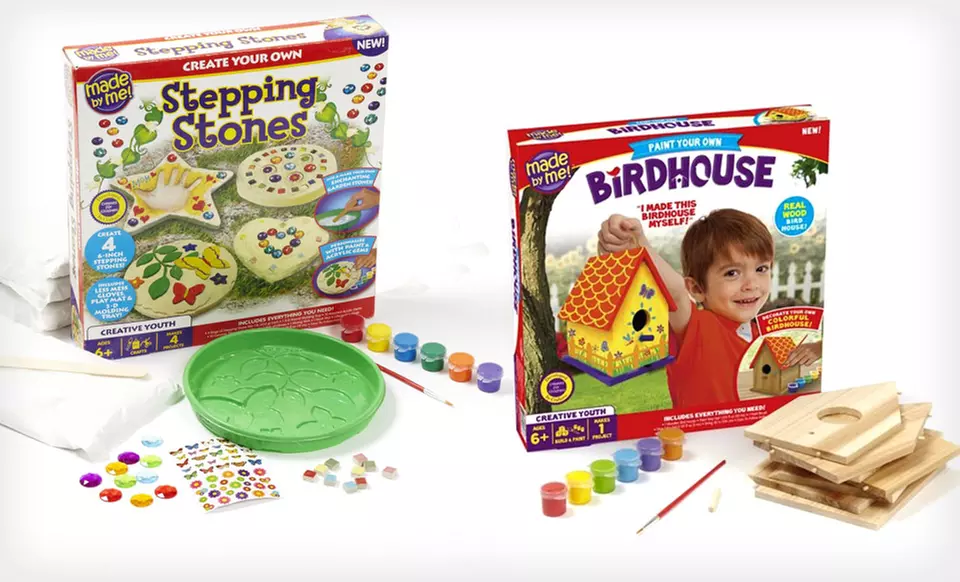 $11.99 for Made by Me Bird House or Stepping Stones Kids' Craft Kits ($14.99 List Price). Free Returns. - Primary Image