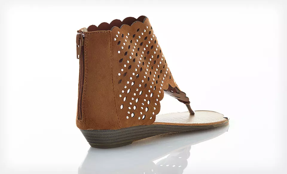 $21.99 for Carrini Gladiator Wedge Sandals ($45 List Price). Multiple Options Available. Free Shipping and Free Returns. - Second Medium