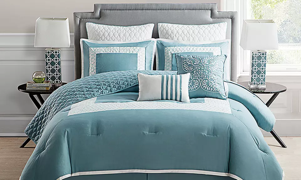 Marion Hotel Comforter Set with Coverlet (7- or 9-Piece) - Primary Image