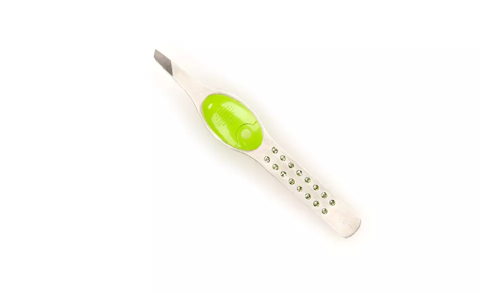 TrendTweeze Lighted Tweezers with Swarovski Crystals. Multiple Styles Available. Free Returns. - Second Medium