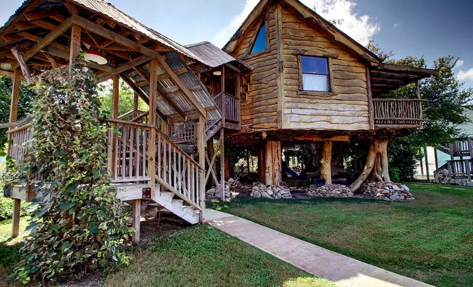 2-Night Stay at Guadalupe River Houses in New Braunfels, TX. Combine Up to 10 Nights. - Primary Image