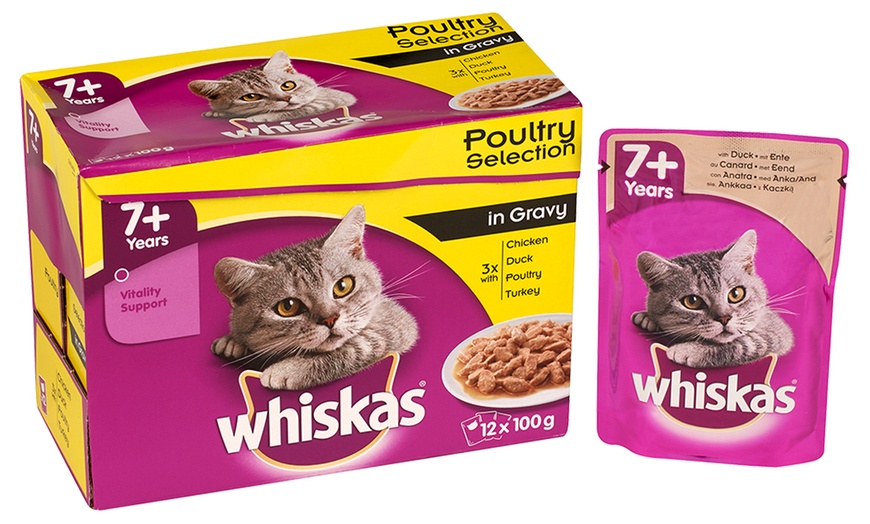 Image 2: 48 Whiskas 7+ 100g Pouches