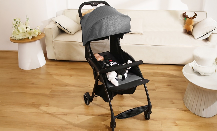 Image 3: Adjustable Portable Folding Baby Stroller