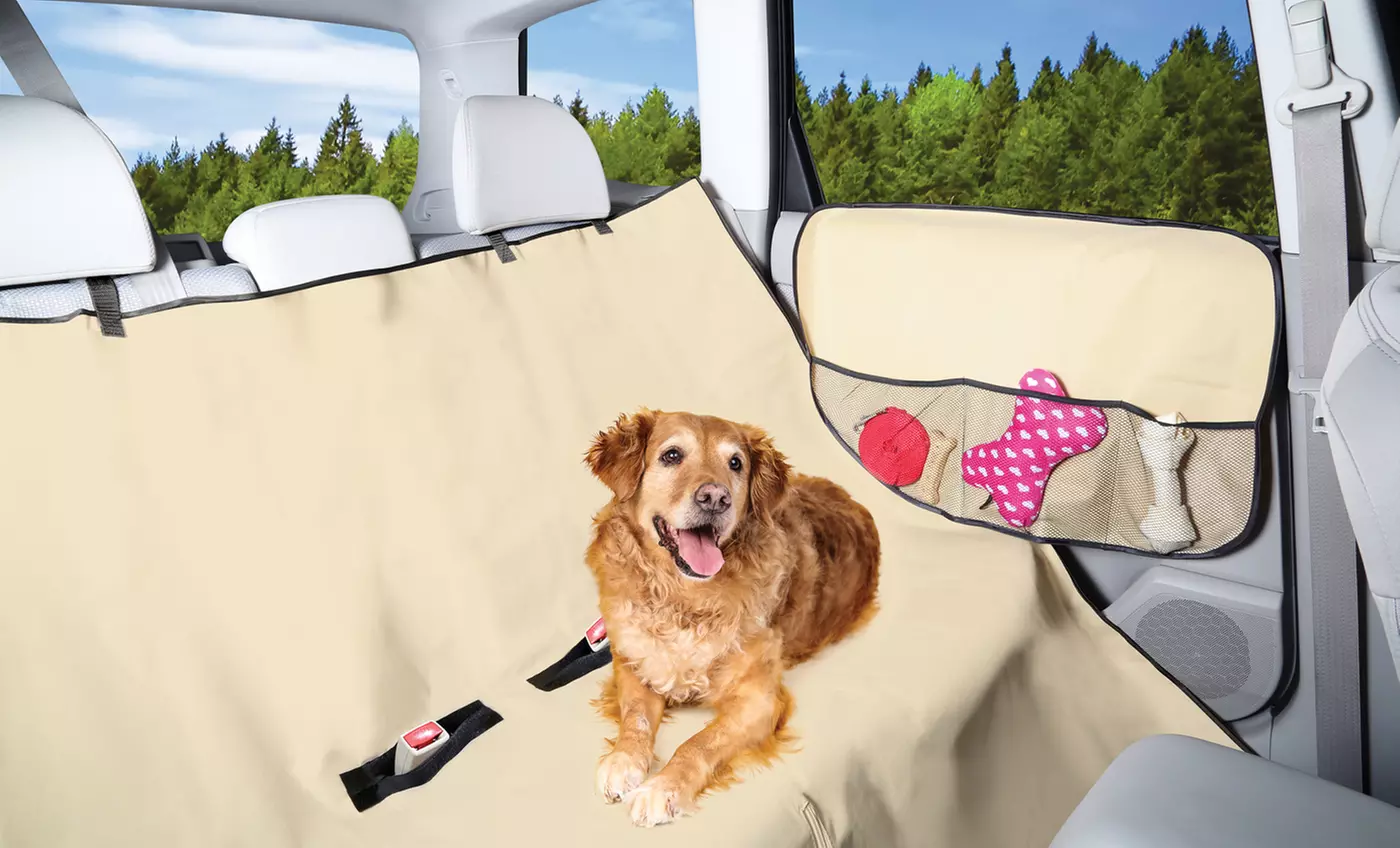 Pet Car Protector Deluxe Set with Car Seat Cover and Door Protectors - Primary Image