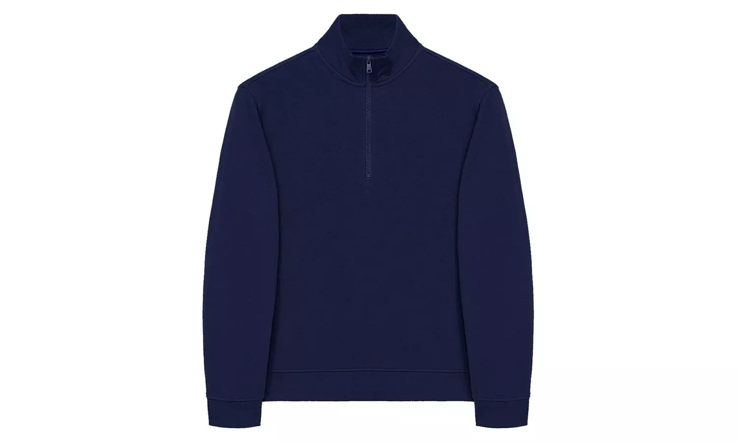Felpa lupetto a mezza zip