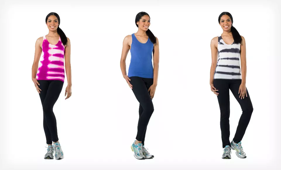 90 Degree by Reflex Tanks and Pants (Up to 66% Off). 5 Styles and Multiple Colors Available. Free Shipping and Returns. - Primary Image