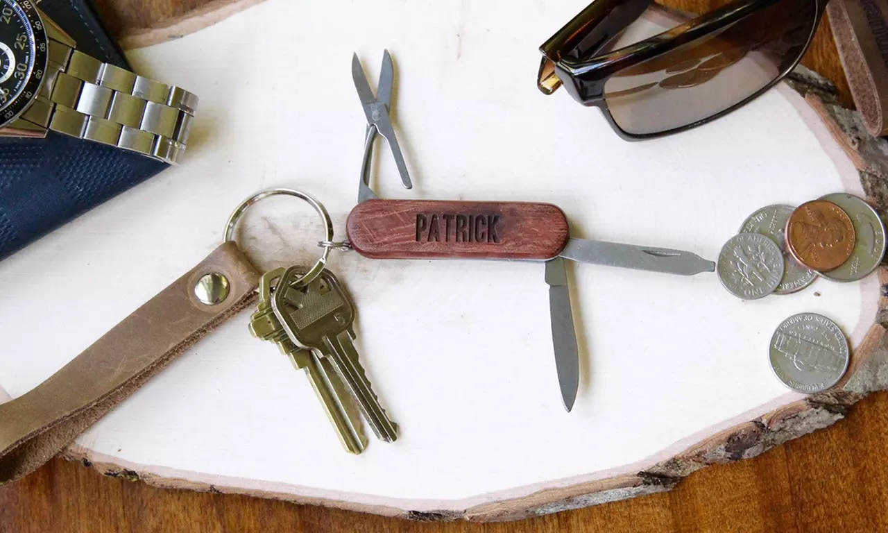 One or Two Personalized Pocket Knives from The Plaid Barn (Up to 66% Off) - Primary Image