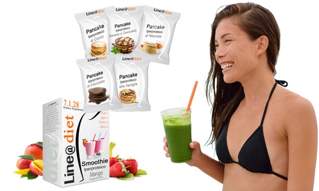 Fino a 28 pancake e Smoothie per una dieta iperproteica con zero zuccheri disponibili in vari gusti