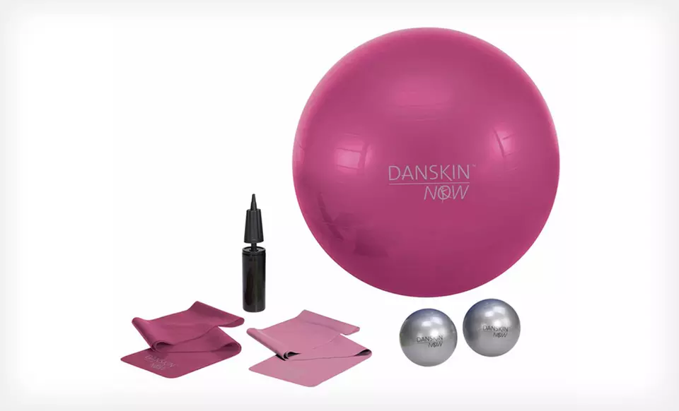 $22.99 for a Danskin 8-Piece Pilates Kit with Exercise Ball ($30 List Price). Free Shipping and Returns. - Primary Image