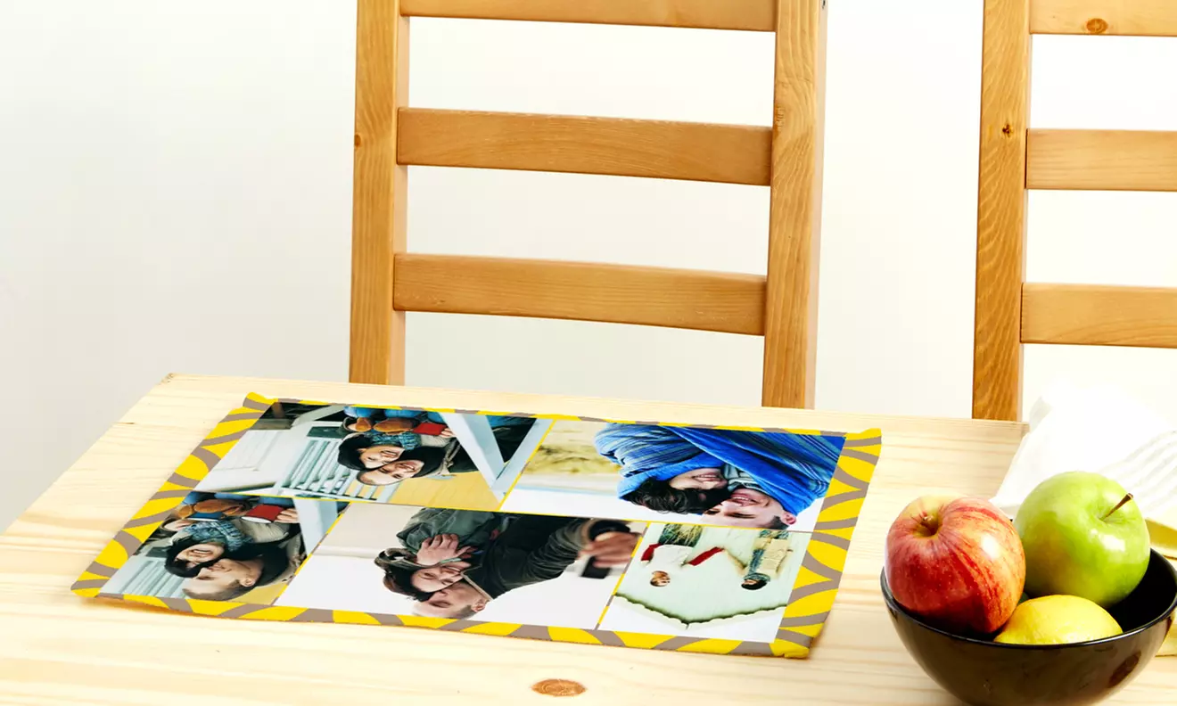 One, Two, or Four Custom Placemats from Collage.com (Up to 75% Off) - Second Medium