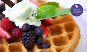 Up to 55% Off Dinner for Two at Waffles