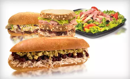 Sandwiches and Salads from the Regular or Catering Menu at Capriotti's Sandwich Shop (50% Off) - Primary Image