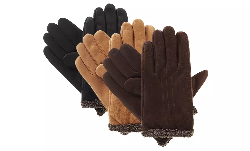 Men's Isotoner SmarTouch Microfiber Touchscreen Gloves - Primary Image