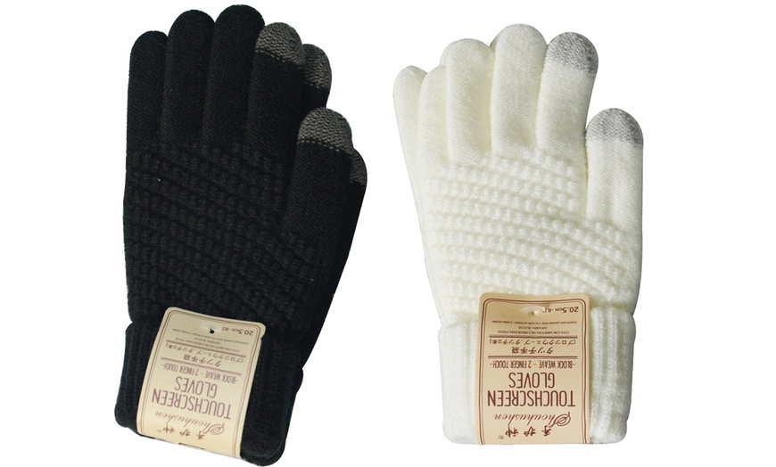 Image 15: 1 ou 2 paires de gants pour écran tactile