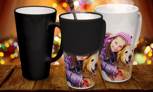 Printerpix Personalized Latte Mug or Magic Latte Mug