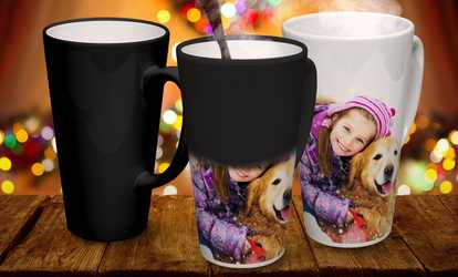 image for Printerpix Personalized Latte Mug or Magic Latte Mug