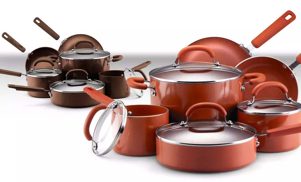 EarthPan II Eco-Friendly 10-Piece Nonstick-Cookware Set in Espresso or Terra Cotta. Free Returns. - Primary Image