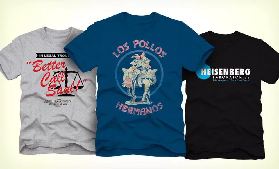 $12.99 for a Breaking Bad T-Shirt ($24.99 List Price). Multiple Designs Available. Free Returns. - Primary Image