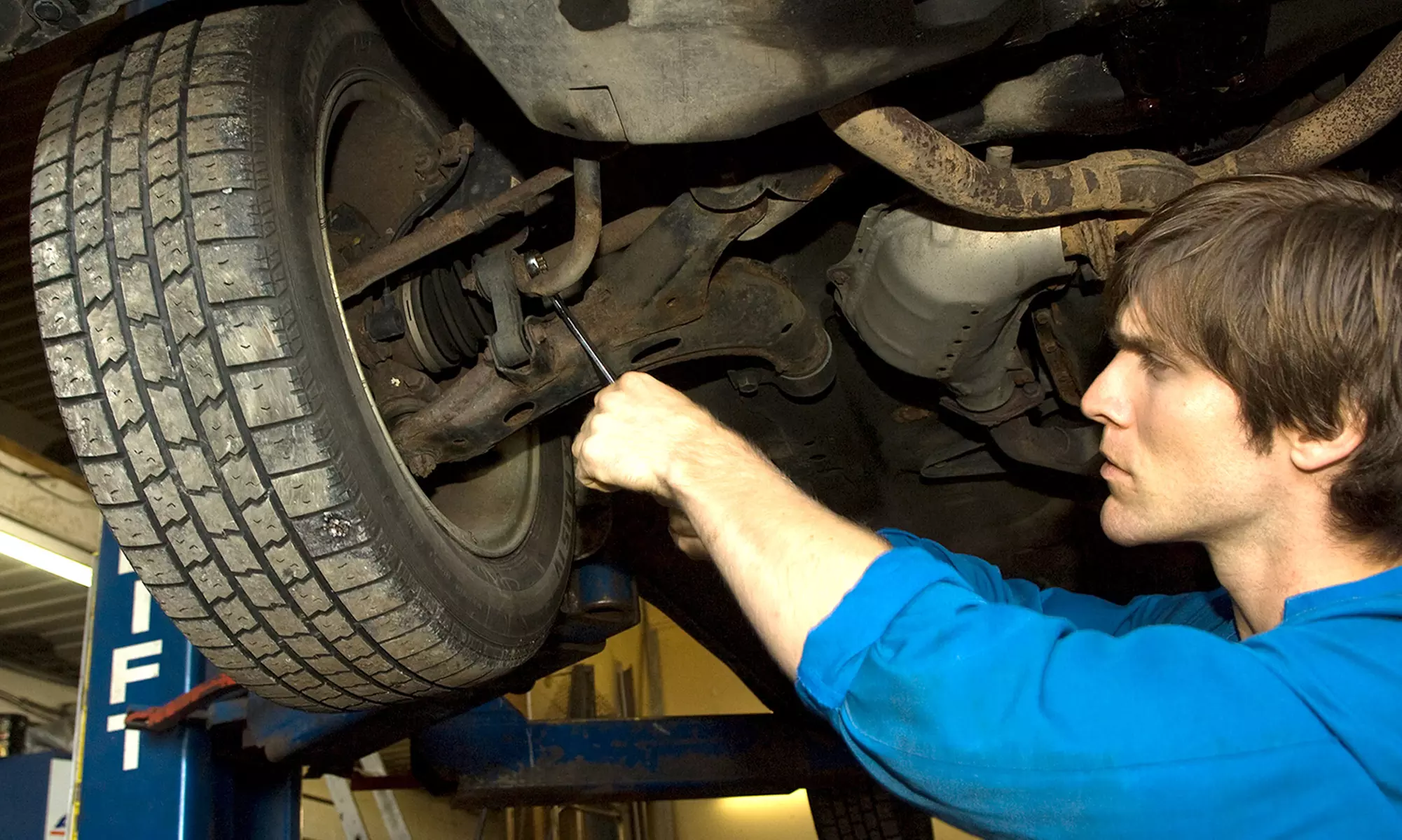 Two- or Four-Wheel Premium Brake Service at Goodyear Car Care (Up to 66% Off) - Primary Image