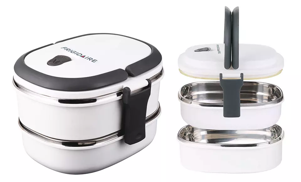 1-, 2-, or 3-Tier Frigidaire Bento Lunch Boxes from $8.99–$13.99 - Primary Image